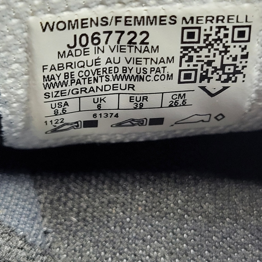Merrell Vapor Glove 6 Granite Fuchsia Minimal Trail Running Shoes Womens Sz 8.5 - Picture 10 of 10